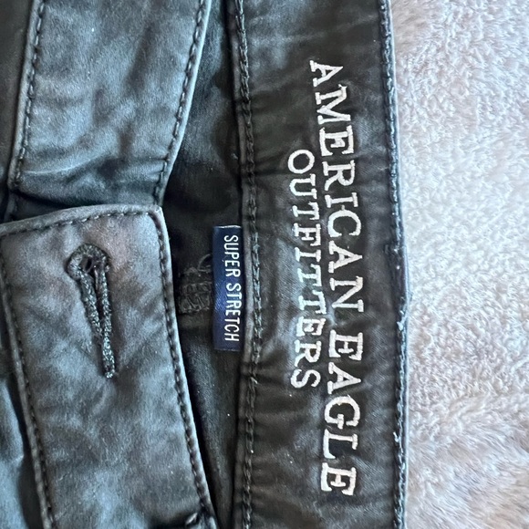 American Eagle - Super Stretch Jeggings - Size 14 - Olive Green - Picture 2 of 3